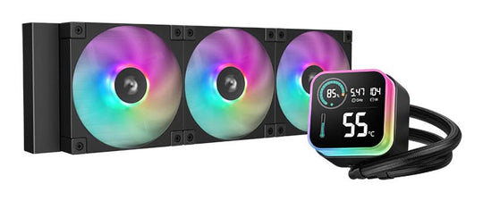 DeepCool LQ360 Liquid CPU Cooler - 360mm Radiator, ARGB, Black