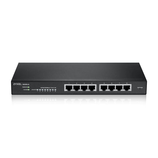 Zyxel GS1915-8 Managed L2 Gigabit Ethernet (10/100/1000) Black GS1915-8-EU0101F