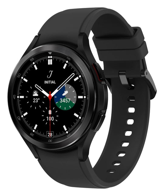 Samsung Galaxy Watch4 Classic 3.56 cm (1.4") OLED 46 mm Digital 450 x 450 pixels Touchscreen 4G Black Wi-Fi GPS (satellite) SM-R895FZKAEUA