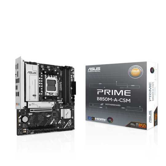 ASUS PRIME B850M-A-CSM AMD RYZEN DDR5 mATX Motherboard