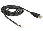 DeLOCK USB 2.0 A M / 5 pin V5 1.5m camera cable Black