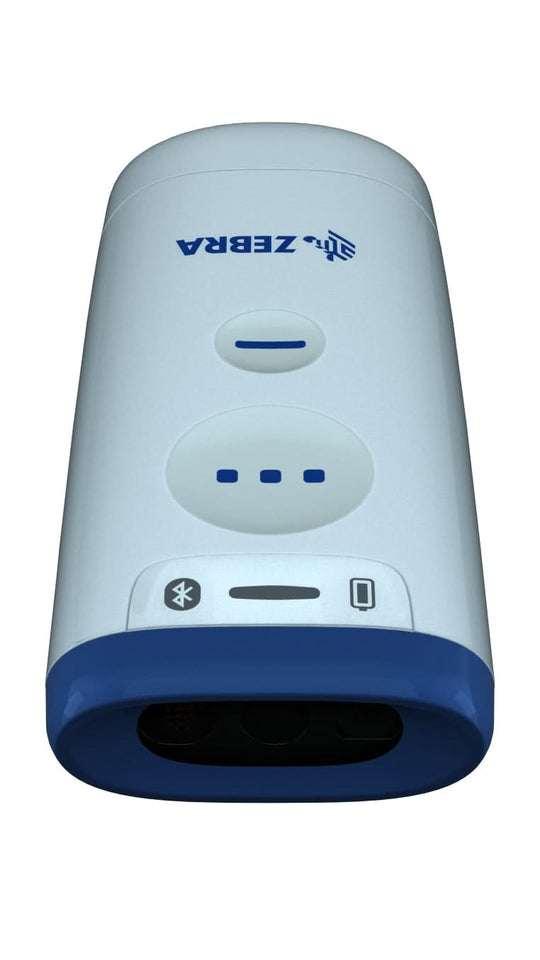 ماسح باركود زيبرا CS60-HC، ماسح باركود يدوي 1D/2D بتقنية LED، باللون الأبيض