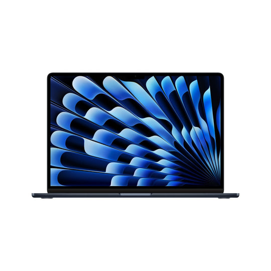 Apple - MacBook Air 15-inch + Laptop - Apple M3 - 10-core GPU - 16GB RAM - 256GB SSD - macOS Sequoia - Midnight