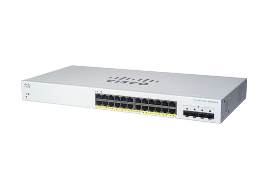 Cisco Business CBS220-24T-4G 24-Port Smart Switch with 4 SFP Ports