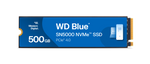 WD Blue 500GB SN5000 M.2 2280 PCIe Gen 4 NVMe SSD - 5000MB/s Read, 4000MB/s Write - WDS500G4B0E