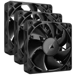 Corsair iCUE LINK RX120 PWM Fan - 120mm High Static Pressure - 3-Pack - Black
