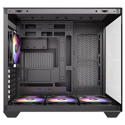 Antec CX800 ARGB Midi Tower ATX Case Dual Chamber Design 3x120mm ARGB Fans - Black