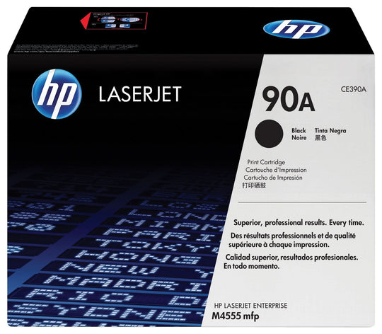 HP CE390A/90A Toner cartridge black, 10K pages ISO/IEC 19752 for HP LaserJet M 4555/601/602