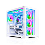 X= - CUBE White + AI Desktop PC for Gaming - AMD Ryzen 7 7700 - NVIDIA RTX 5070 - 16GB DDR5 - 512GB SSD