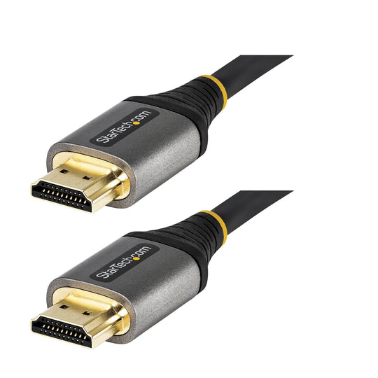 ستارتيك.كوم كابل HDMI 2.1 بطول 5 متر – معتمد عالي السرعة – يدعم 8K 60Hz و 4K 120Hz – نطاق ترددي 48Gbps – HDR10+ و eARC – غلاف مرن من TPE