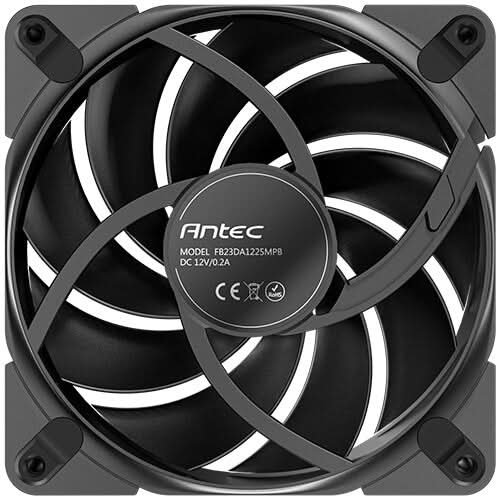 Antec TQ 120 3-Pack 120mm PWM Case Fans – 2000 RPM – FDB Bearing – Black