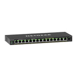 NETGEAR GS316EP-100PES network switch Managed Gigabit Ethernet (10/100/1000) Power over Ethernet (PoE) Black