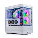 GiGate - Y40 Snow White + Ryzen 5 7600 + Gaming PC - AMD Ryzen 5 7600 - RTX 5070 12GB - 16GB DDR5 - 512GB SSD - White