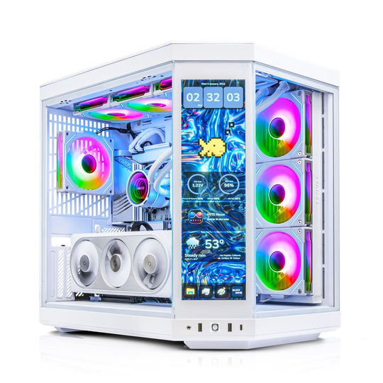 GiGate - Y70 Infinite Touch + AI Desktop PC - Intel Core i7 14700KF - NVIDIA RTX 5080 - 16GB DDR5 - 512GB SSD - Panda