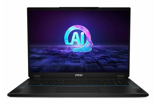 MSI ستيلث 18 ستوديو A1VGG-001UK جهاز لابتوب مع معالج انتل كور الترا 9 185H، شاشة 45.7 سم (18 بوصة) UHD+، ذاكرة 32 جيجابايت DDR5-SDRAM، سعة تخزين 2 تيرابايت SSD، بطاقة رسومات نفيديا جيفورس RTX 4070، واي فاي 7 (802.11be)، ويندوز 11 برو، أسود