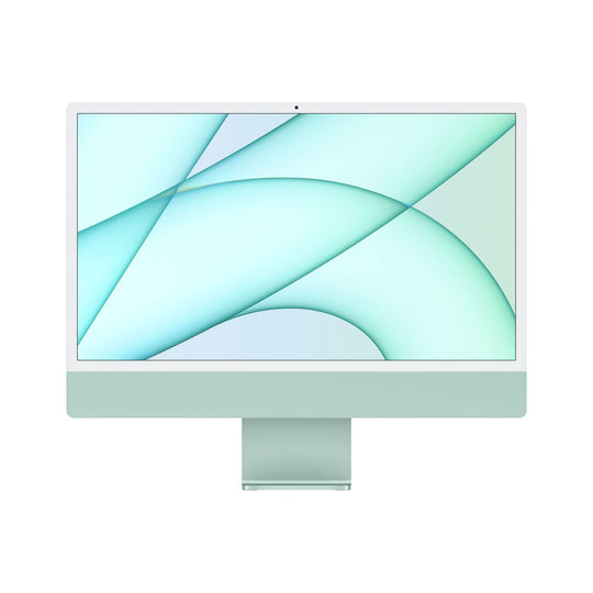 Apple - iMac 24-inch + M1 + All-in-One PC - Apple M1 (8-core) - Apple 8-core GPU - 8GB Unified - 256GB SSD - 24-inch 4.5K Retina - macOS - Green