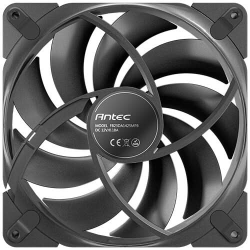Antec Tranquil 140 Case Fan - 140mm PWM - Fluid Dynamic Bearing - Black