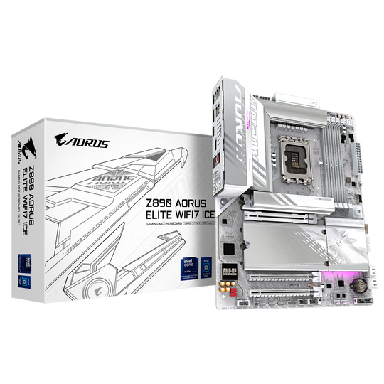 Gigabyte Z890 AORUS ELITE WIFI7 ICE Socket LGA 1851 ATX White Motherboard