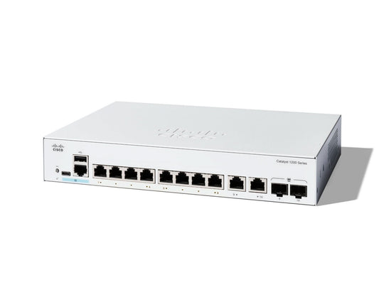 Cisco Catalyst C1200-8T-E-2G 8-Port Smart Switch with 2 Combo SFP Ports