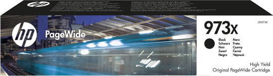 HP L0S07AE/973X Ink cartridge black, 10K pages ISO/IEC 24711 182.5ml for HP PageWide P 55250/Pro 452/Pro 477