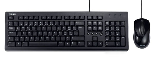 ASUS U2000 +MOUSE keyboard Mouse included Home USB QWERTY UK English Black