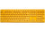 Ducky One 3 keyboard USB UK International Yellow