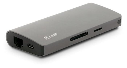 LMP 18641 notebook dock/port replicator USB 3.2 Gen 1 (3.1 Gen 1) Type-C Grey