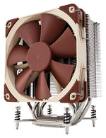 نظام تبريد المعالج Noctua NH-U12DXI4، بحجم 12 سم، باللون البيج والبني والفضي