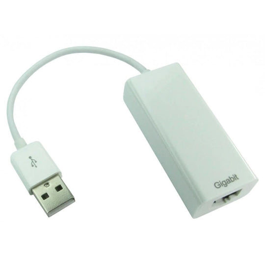 Cables Direct USB2-GIGETHB USB 2.0 to Gigabit Ethernet Adapter - White