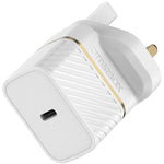 OtterBox UK Wall Charger 20W - 1X USB-C 20W USB-PD, Cloud Dust White