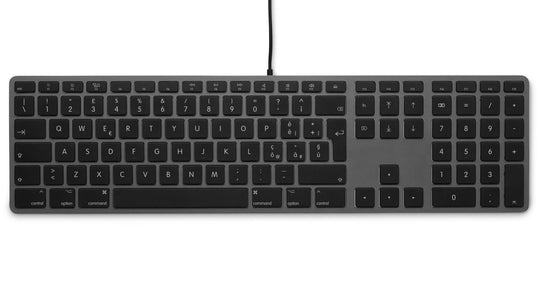 LMP 18251 - USB Wired Office Keyboard - QWERTY Italian - Grey