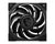 MSI MEG SILENT GALE P12 Premium Silent Fan '120mm, PWM, Balanced Static Pressure airflow, LCP Fan Blade, HDB Bearing, Anti-Vibration pads, 300mm cable'