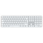 Apple Magic keyboard USB + Bluetooth English Aluminium, White