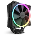 نظام تبريد هوائي NZXT T120 RGB للمعالج، 12 سم، أسود، قطعة واحدة