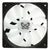 Scythe SU1225FD12HR-RN computer cooling system Universal Fan 12 cm Black, White 1 pc(s)