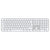 Apple Magic keyboard USB + Bluetooth Portuguese Aluminium, White