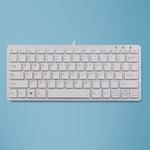 R-Go Tools Compact R-Go ergonomic keyboard, QWERTY (US), wired, white