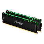 مجموعة ذاكرة كينغستون FURY Renegade RGB، سعة 16 جيجابايت (2 × 8 جيجابايت)، 288 دبوس، DDR4، بسرعة 4600 ميجاهرتز، لوحدة ذاكرة لأجهزة الكمبيوتر/الخوادم