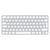 Apple Magic keyboard USB + Bluetooth Arabic Aluminium, White