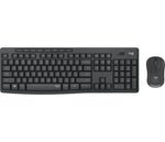 Logitech MK295 Silent Wireless Combo keyboard Mouse included USB QWERTZ German Graphite