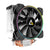 Antec A400 RGB Processor Cooler 12 cm Black, Copper, Metallic