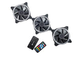 Bitspower BPTA-NTX1218D3 computer cooling system Computer case Fan 12 cm Black 3 pc(s)