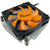 Inter-Tech Argus T-200 Processor Cooler 8 cm Black, Orange