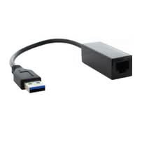 Microconnect USBETHGW10 Gigabit USB 3.0 to Ethernet Adapter - Black