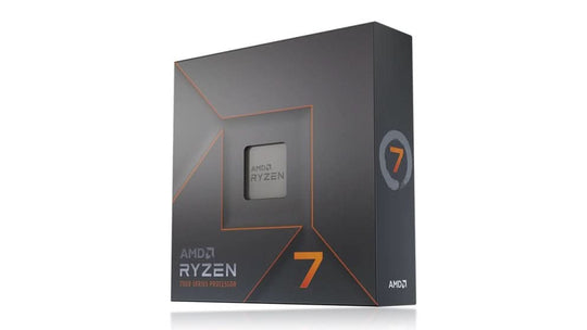 معالج AMD رايزن 7 7700X بسرعة 4.5 جيجا هرتز وسعة 32 ميجابايت L3، يأتي مع مروحة ومبرد في العلبة
