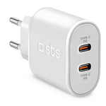 SBS TETRPD20CCW mobile device charger Universal White AC Indoor