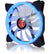 RAIJINTEK IRIS 14 RAINBOW RGB Computer case Fan 14 cm Black, Transparent 1 pc(s)