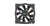 CRYORIG Crona S Universal Fan 12 cm Black 1 pc(s)