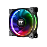 Thermaltake CL-F076-PL12SW-A computer cooling system Computer case Fan 12 cm Black