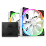 مروحة صندوق حاسوب NZXT Aer RGB 2 بحجم 14 سم، باللون الأبيض، عدد قطعتين